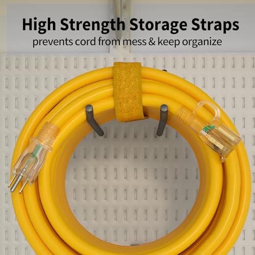 POWGRN 50 ft 12/3 Outdoor Extension Cord Waterproof Heavy Duty with Lighted photo 10