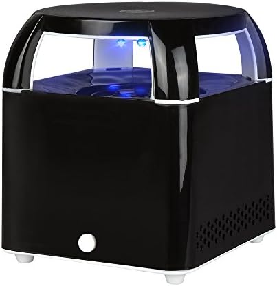 CAYI LED Electric Mosquito Bug Zapper- USB Powered -Insect Catcher with fan for Indoor and Outdoor black