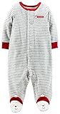 Carter's Unisex Baby Christmas Sleep N Play Footie (Baby) - Red Print