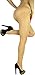 ToBeInStyle Women's Sexy Seamless Fishnet Full Footed Panty Hose Tights Hosiery - BEIGE - One Size Regular