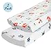 Cherub Baby Changing Pad Cover 2 Pack, 100% Organic Cotton Super Soft Diaper Changing Table Covers, Stretchy Baby Changing Pad Cradle Sheets for Boys and Girls