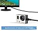 BlueRigger Micro HDMI to HDMI Cable (6FT, 4K@60Hz HDR, Male to Male, 3D, 18Gbps Cord, ARC) - Compatible with GoPro Hero 7/6, Raspberry Pi 4/5, Sony A6300 Camera/Retroid Pocket 3+, Nikon B500