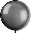 Unique Party - 56728 - Paquet De 6 Ballons Géants - Latex - 90 Cm - Noir