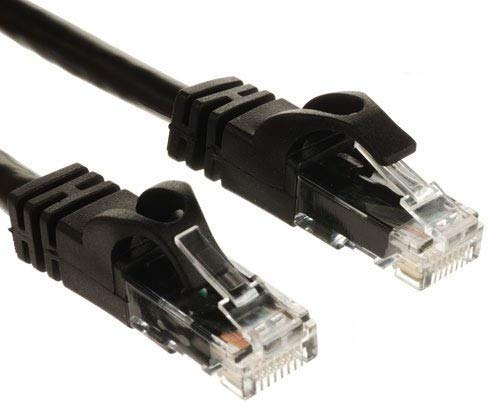14 Ft (14ft) Cat6 Ethernet Network Patch Cable RJ45 Black