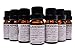 MARKT Aromatherapy Essential Oils Top 8 Set - Natural Pure Therapeutic Grade for Healing Solutions and Diffuser - Lavender, Peppermint, Tea Tree, Frankincense, Eucalyptus, Orange, Rosemary, Lemongrass