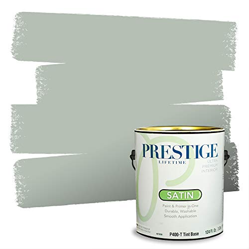 PRESTIGE Interior Paint and Primer in One, Olive Branch, Satin, 1 Gallon