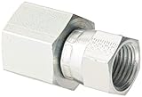 Eaton Weatherhead C5256X6X6 Carbon Steel SAE 37 Degree (JIC) Flare-Twin Fitting, Swivel, Adapter, 3/8