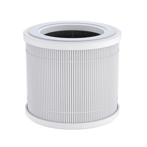 Original FULMINARE T10 Air Purifier Replacement Filter, 3-In-1 Filter, Efficiency Activated Carbon, Filtering Out 99.99% 0.01 Microns, Smoke, Particles