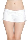 Ilishop Women's Swim Brief with Adjustable Ties Mini Short Swimwear