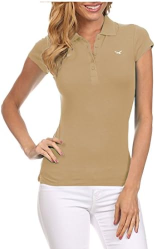 Jersey Polo Shirt (Large, Light Camel)