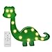 Pooqla Light Up Dinosaur Toys LED Night Lights with Remote Control for Boys Bedroom Decor, Birthday Gifts(Green Dinosaur)