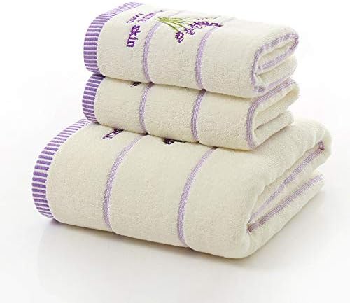 Amazon Com Sky Town 3pcs Set Lavender Towel Sets For Bathroom