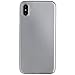totallee iPhone X Case, Thinnest Cover Premium Fit Ultra Thin Light Slim Minimal Anti-Scratch Protective - For Apple iPhone X Special Edition (Silver Metallic)