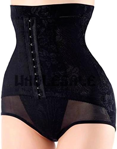 Sweet Cherry Women Best Waist Cincher Girdle Belly Trainer Corset Body Shapewear (XXXL, Black)