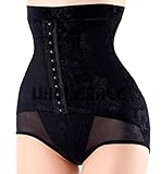 ShaperQueen 1010 Women Best Waist Cincher Girdle Belly Trainer Corset Body Shapewear (M, Black)