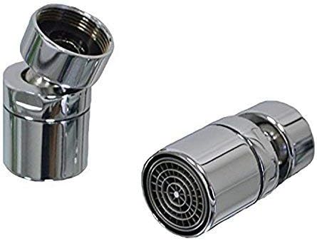 360-Degree Swivel Faucet Aerator 22mm Female Chromed Brass Water Saving with ABS Kitchen/Bathroom Tap Filter