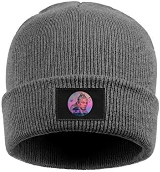 HOPAPALA Billie-Eilish- Wool Cuffed Plain Beanie Warm Winter Hats Watch Skull Cap for Men Women