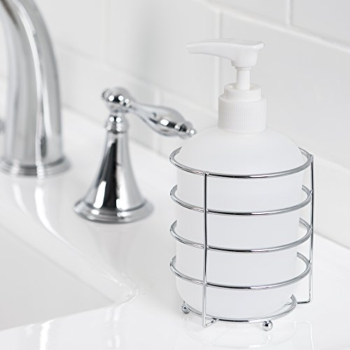 Allure Home Creations Wireware 5-Piece Bathroom Accessory Set - 1 Lotion Pump, 1Toothbrush Holder,1 Soap Dish,1 Tumbler and 1 Wastebasket