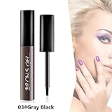 Beauty Makeup Tools Natural Waterproof Peel-off Eyebrow Dye Gel Gray Black