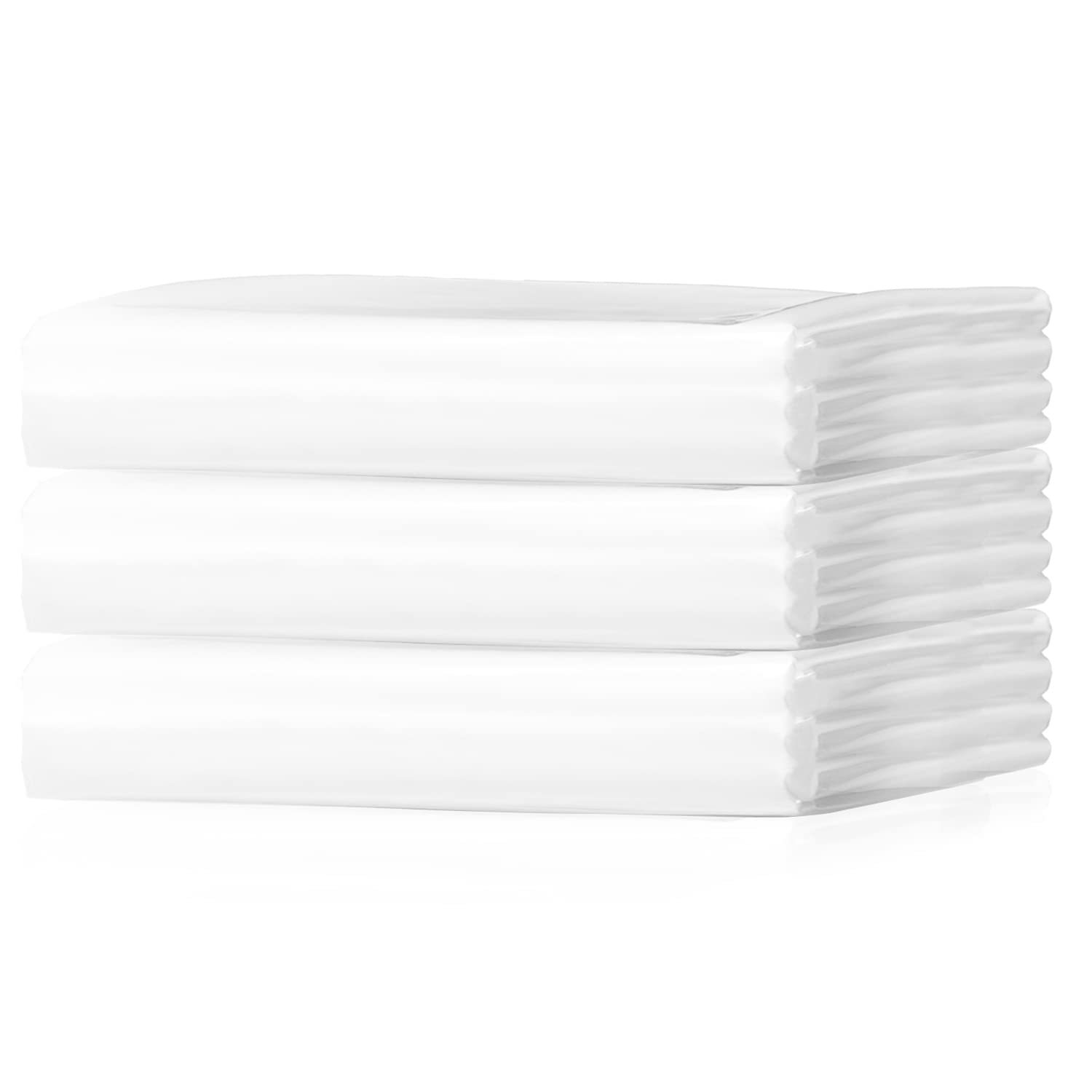 Drop Cloth Sheet,3 Roll Painter Plastic Drop Cloths Sheet Waterproof Anti-dust Furniture Cover Painting Tarps Anti-dust Cloths for Painting Supplies Couch Cover and Furniture Cover (13.1 x 65.6 Feet)