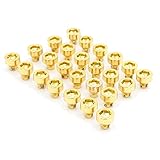 RTRHINOTUNING 100PCS Gold Wheel Rim Lip Rivets Nuts