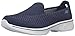 Skechers Women's Go Walk 4 Kindle Slip-on Shoe, Navy/White, 6 M US