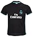 #7 Ronaldo Real Madrid Third Kid Soccer Jersey & Matching Shorts Set 2016-17,Black,Youth S (6 to 8 Years Old)
