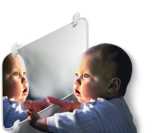 Large Double Sided Infant Crib Mirror 100% surface wash NICU Approved