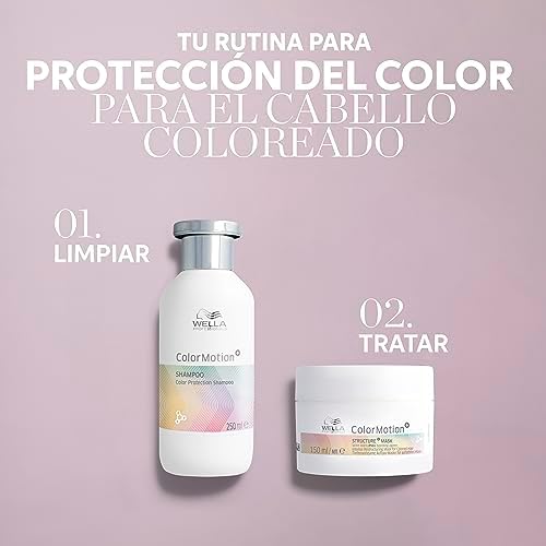 COLORMOTION+ - Mascarilla de Reestructuración -Protección de color y fuerza -Brillo y suavidad -Pelo teñido, seco y dañado 75ml