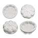 JOHO Mousse Cake Mold 8 Petals Shaped For Halloween Christmas Desserts , DIY Kitchen Baking Tools,Silicone ,Non Stick ,1-Cavity , Set of 1