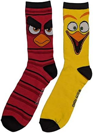 Hyp Angry Birds Men's Crew Socks Chuck 