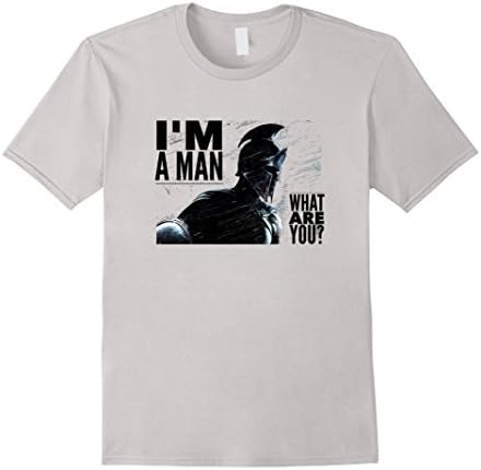 Men's I'm a man, you? XL Silver