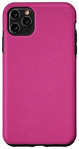 Classic Simple Aesthetic Fuchsia Case for iPhone 11 Pro Max