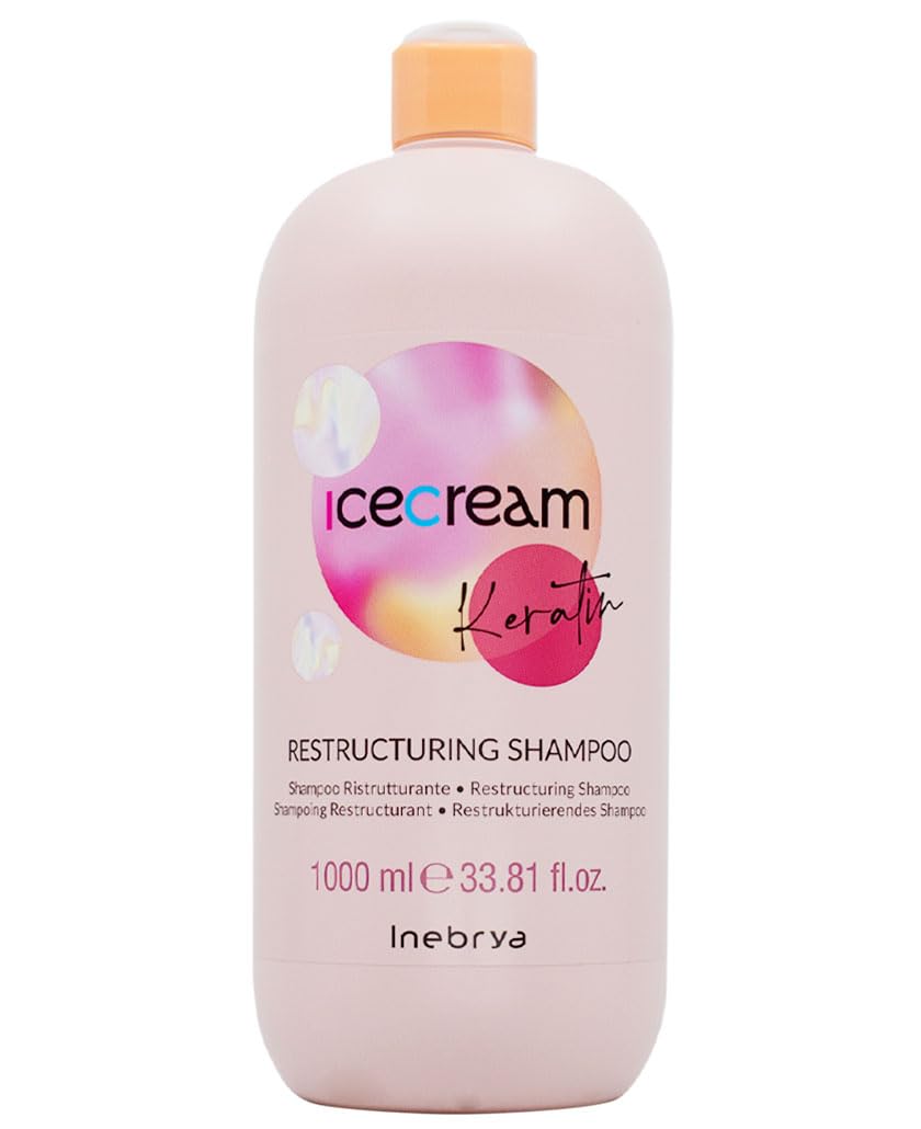 Inebrya Ice Cream Keratin Restructuring Shampoo - Shampoo Ristrutturante 1000ml