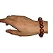 Hawaiian Jewelry Large Koa Wood Bead Elastic Bracelet - 12mm