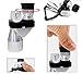 LingsFire Mini Pocket 8×20 Silver Metal Monocular Telescope Eyepiece , for Scientific bird-watching, wilderness expedition, travel, outdoor sports equipment, watch live game