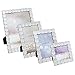 Isaac Jacobs Glittered Decorative Jewel Picture Frame, Photo Display & Home Décor (5x7)
