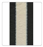 Paper Guest Towels Black and White Stripes - 2 paks, 15 towels per pak.Party Supplies & Decorations.