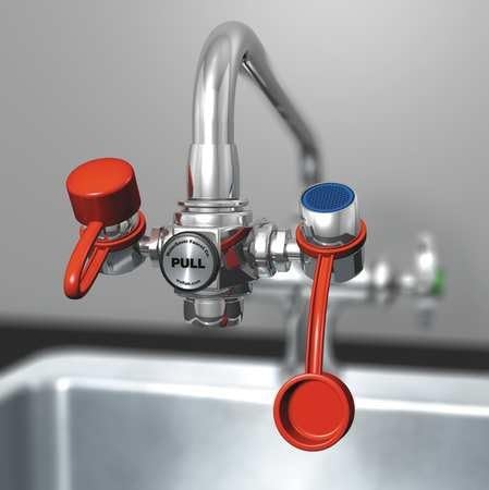 Watersaver FaucetEW100 Water Saver Eyewash Faucet Attachment 3", Plastic, 2.4" x 5.5" x 2.6"