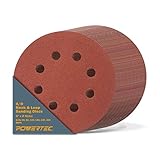 POWERTEC 45101, 90 Pack, 6"x 8 Holes, A/O Hook