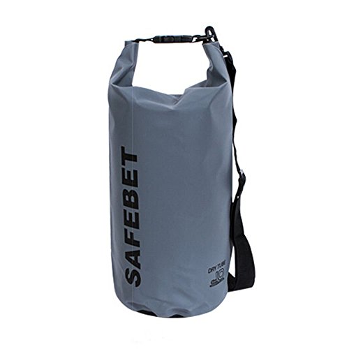 10L Waterproof Pouch Dry Bag Kayaking Canoeing Rafting Camping Floating Gray