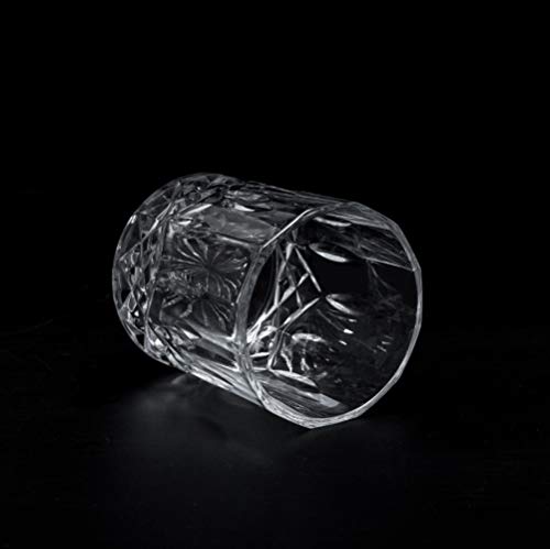 LANFULA Whiskykaraffen aus Kristallglas, bleifrei, im europäischen Stil, hochwertig, mit 6 verschiedenen Scotchgläsern, für Bourbon, Whisky und Alkohol, transparent, 7 Stück – Bild 6