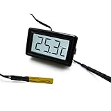 XSPC Flat Sensor + LCD Temperature Display V3, White