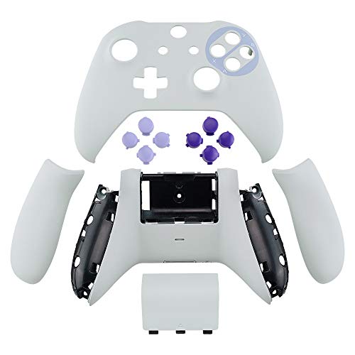 eXtremeRate Classics SNES Style Soft Touch Front Full Set Shell for