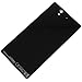 Battery Glass Back Cover Housing Door For Sony Xperia Z L36h C6602 C6603 (Black)