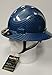 HDPE-Hydro Dipped Blue/Silver Full Brim Safety Hard Hat with Fas trac Suspension