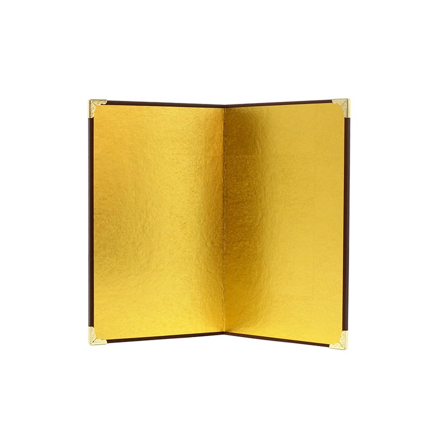 ミニ金屏風 2曲 (中) 205×260mm 金無地 C512商品画像