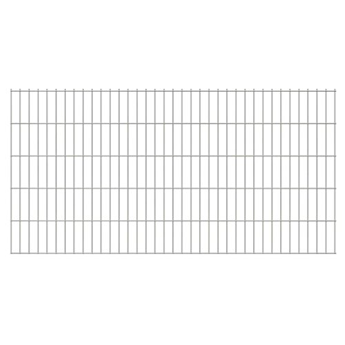 vidaXL Gabionen Doppelstabmattenzaun 2008x1030mm 8m Gittermattenzaun Gartenzaun – Bild 8