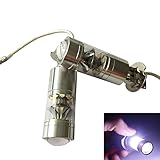 XT AUTO 2x H3 8000K 100W LED 20-SMD Cree Projector Fog Driving DRL Light Bulbs HID White