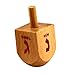 The Dreidel Game! Classic Colored Wooden Dreidels, 25 Pack (Instructions Included)